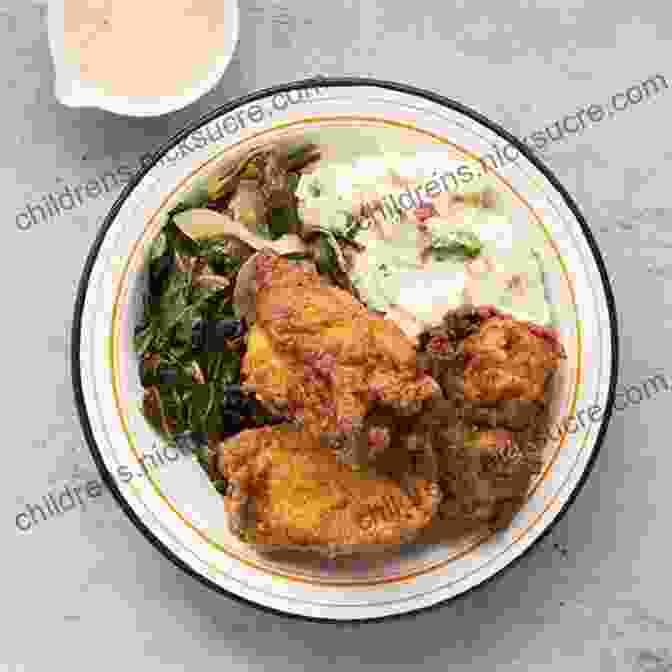 A Heaping Plate Of Southern Style Comfort Food, Including Fried Chicken, Collard Greens, And Mashed Potatoes. Brown Sugar Kitchen: New Style Down Home Recipes From Sweet West Oakland