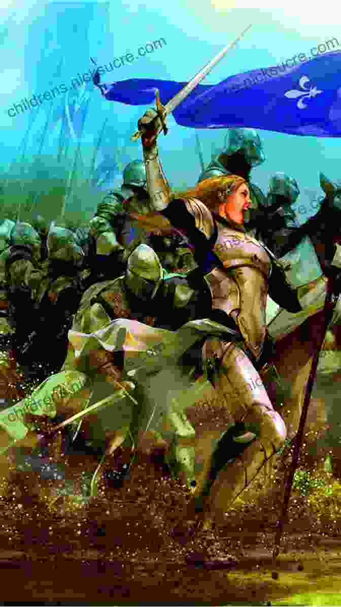 Joan Of Arc Leading The French Army Into Battle The Merlin Of The Oak Wood (Joan Of Arc 2)