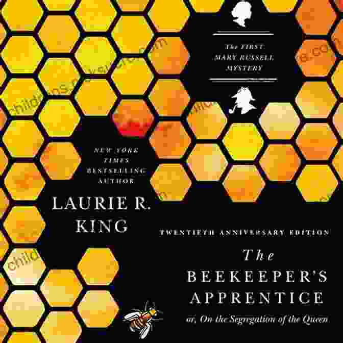 The Beekeeper's Apprentice Book Cover Featuring A Young Girl Holding A Beehive, Surrounded By Blooming Flowers And Buzzing Bees The Beekeeper S Apprentice: Or On The Segregation Of The Queen (Mary Russell And Sherlock Holmes 1)