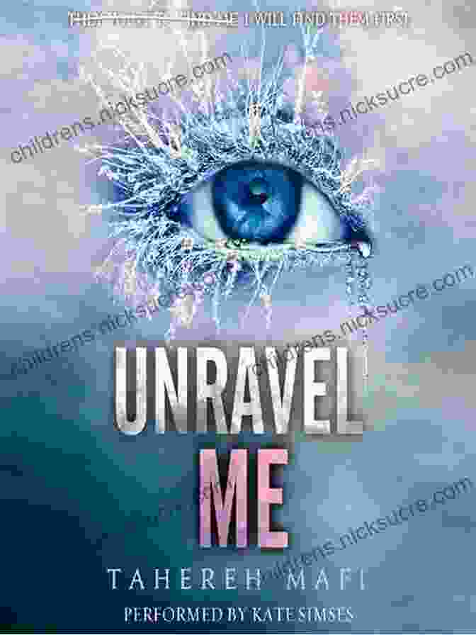 Unravel Me By Tahereh Mafi, Featuring Juliette, Kenji, And Adam Standing Together In A Field Of Flowers Shatter Me Complete Collection: Shatter Me Destroy Me Unravel Me Fracture Me Ignite Me