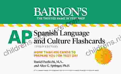 AP Spanish Flashcards Third Edition: Up To Date Review And Practice (Barron S Test Prep)